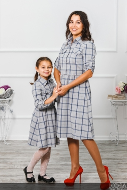 Комплект платьев для мамы и дочки "Глория" М-294