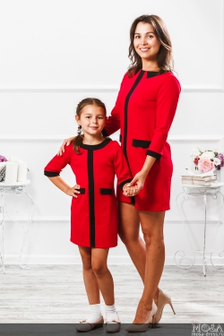 Комплект платьев Family Look для мамы и дочки "Дуэт"