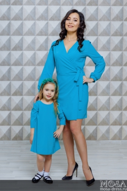 Комплект платьев для мамы и дочки "Бэтти"  М-2120