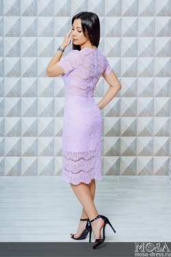 Кружевное коктейльное платье "Вивьен" М-1131