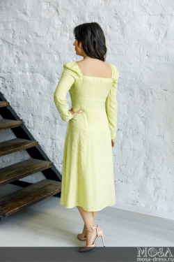 Платье миди с разрезом "Кэтти" М-1192