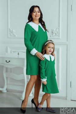 Комплект  платьев для мамы и дочки "Алекса" М-2180