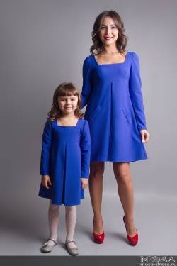 Комплект платьев Family Look для мамы и дочки "Ампир" М-231