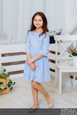 Комплект платьев Family Look для мамы и дочки "Лагуна" М-2062