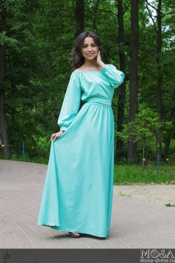 Длинное платье "Элегия" М-124