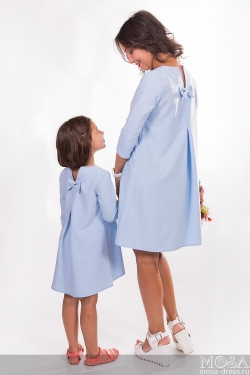 Комплект платьев мама и дочка Бекки М-260